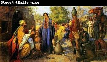 unknow artist Arab or Arabic people and life. Orientalism oil paintings  245